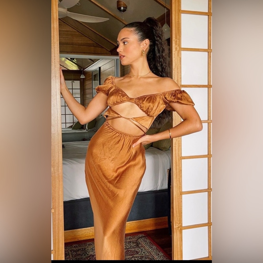 Brown dress